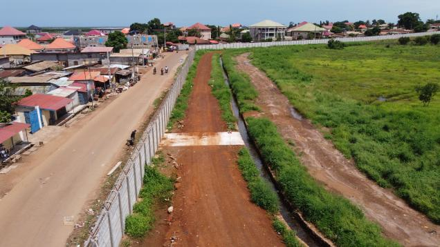 Conakry International Airport Perimeter Wall Project in Guinea Passed Preliminary Acceptance