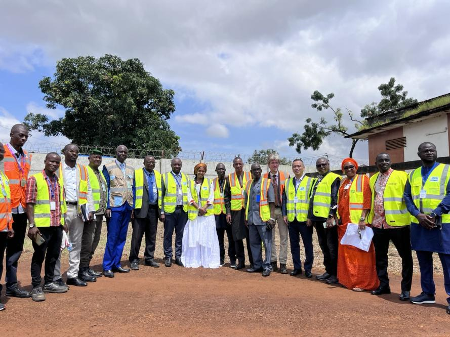 Conakry International Airport Perimeter Wall Project in Guinea Passed Acceptance