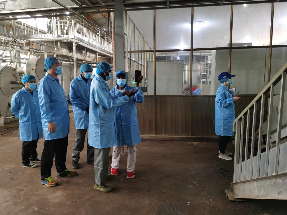 世界粮食计划署一行考察刚果（布）生生农业科技有限公司