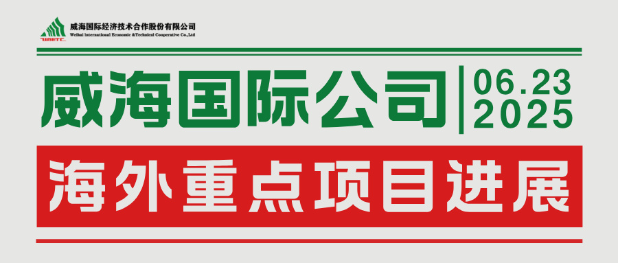 一图速览 | 威海国际公司海外重点项目进展